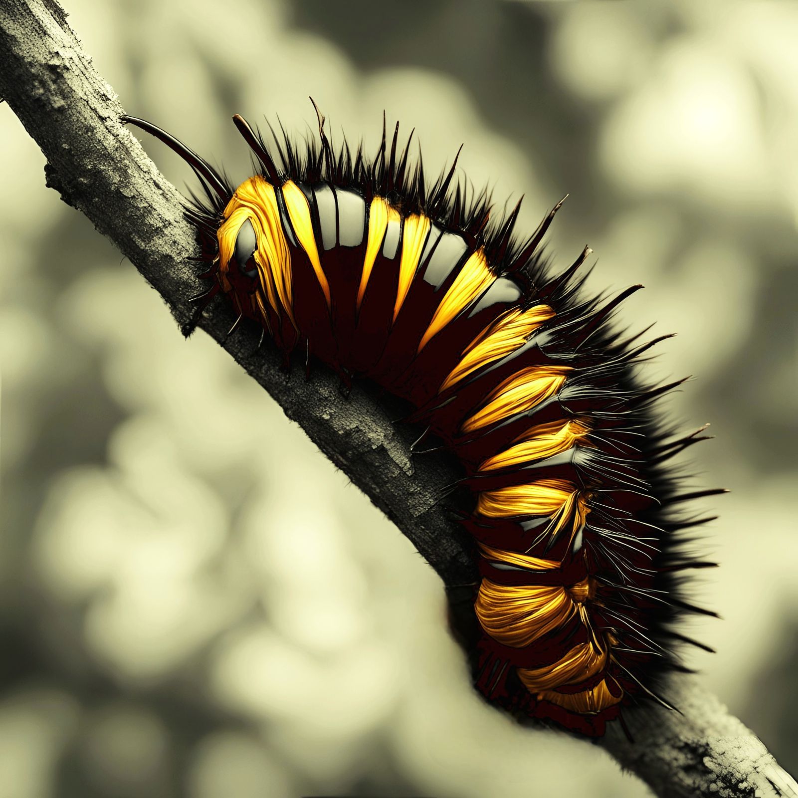 Porcupine the caterpillar