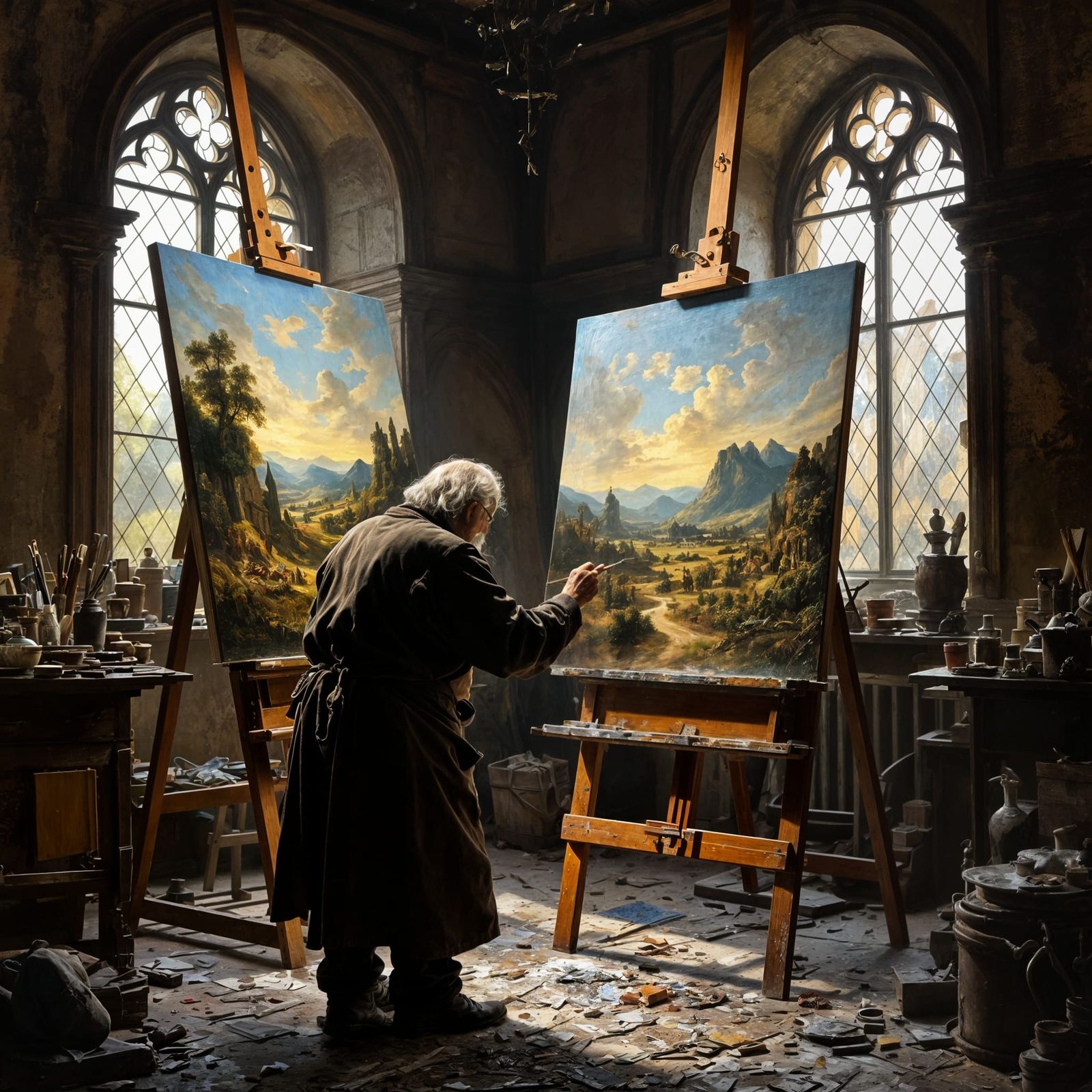 1000 days of art creation, the old way  by @AGermanBeer