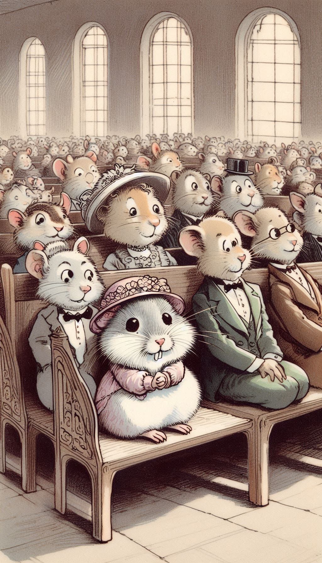 🐹 Little Hammi in church ⛪ 03