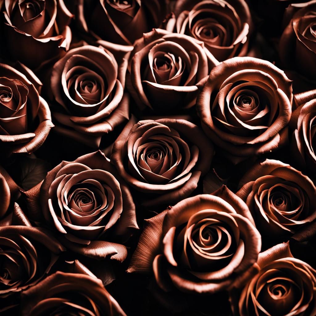 exotic roses and designer chocolate