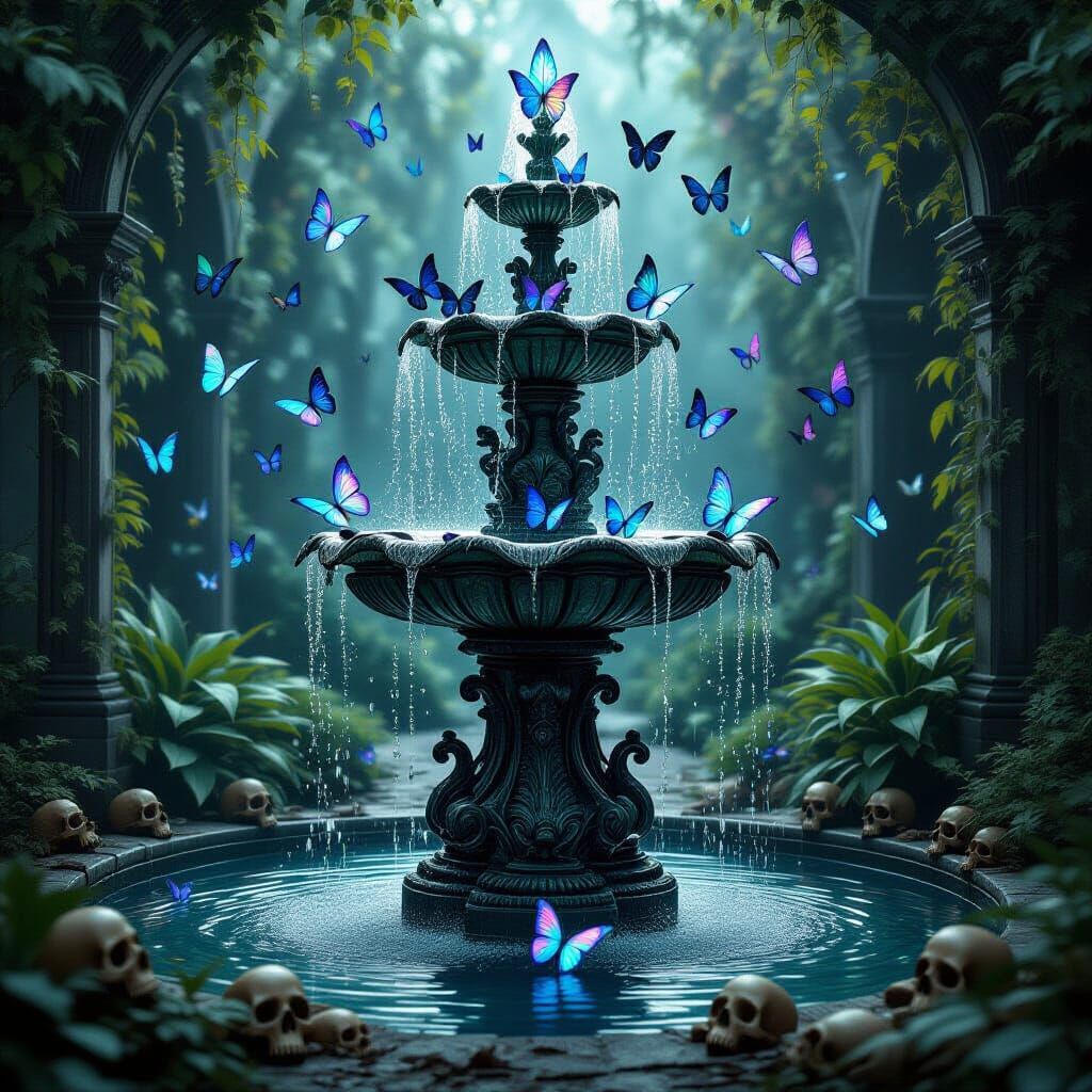 Fountain  by @Hyperion