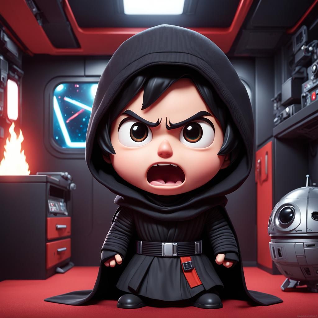 Angry Kylo Ren - AI Generated Artwork - NightCafe Creator