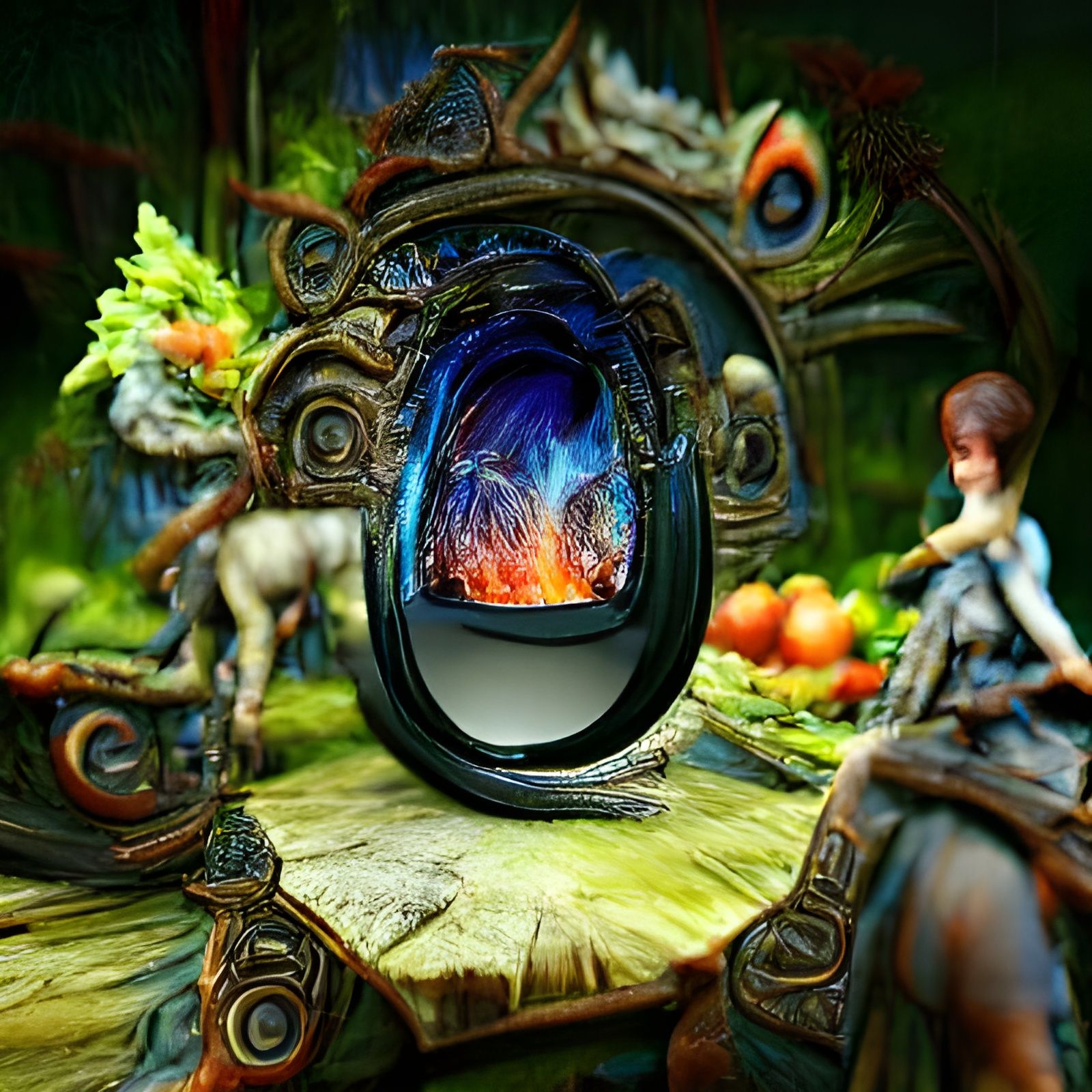 Portal Through the Looking Glass - AI Generated Artwork