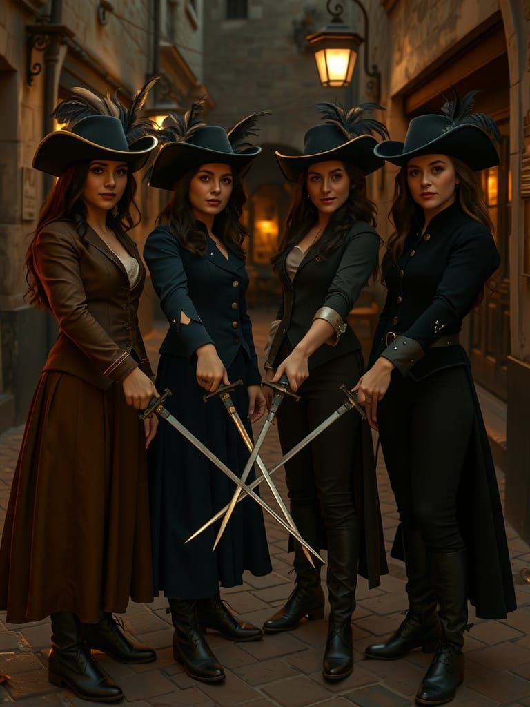 D'Artagnan y las 3 mosqueteras 