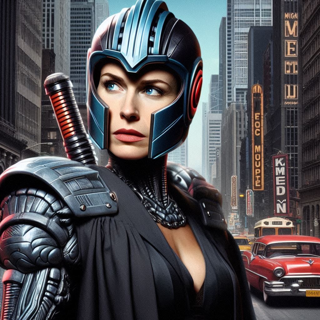 Judge Judy Patrols the mean streets of Mega City one. She is...