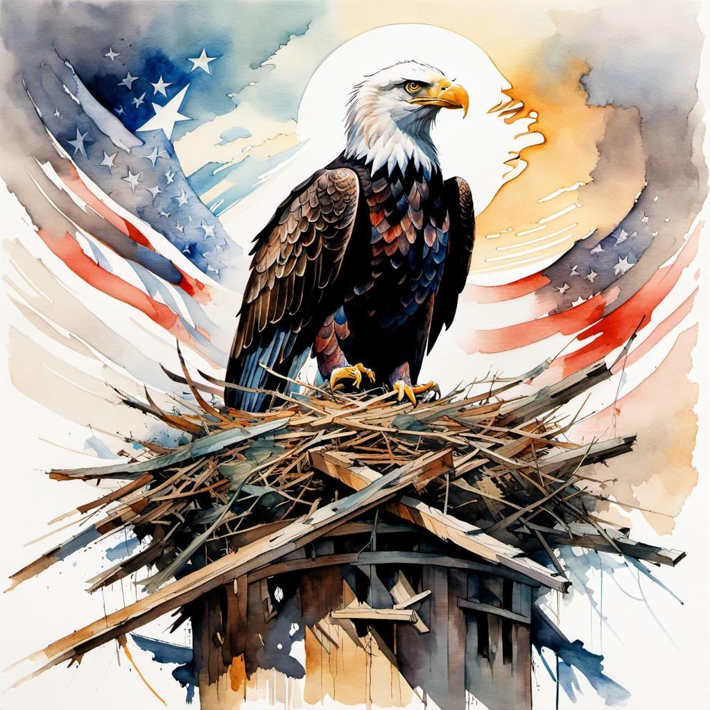 Bald Eagle Nest  by @Topher