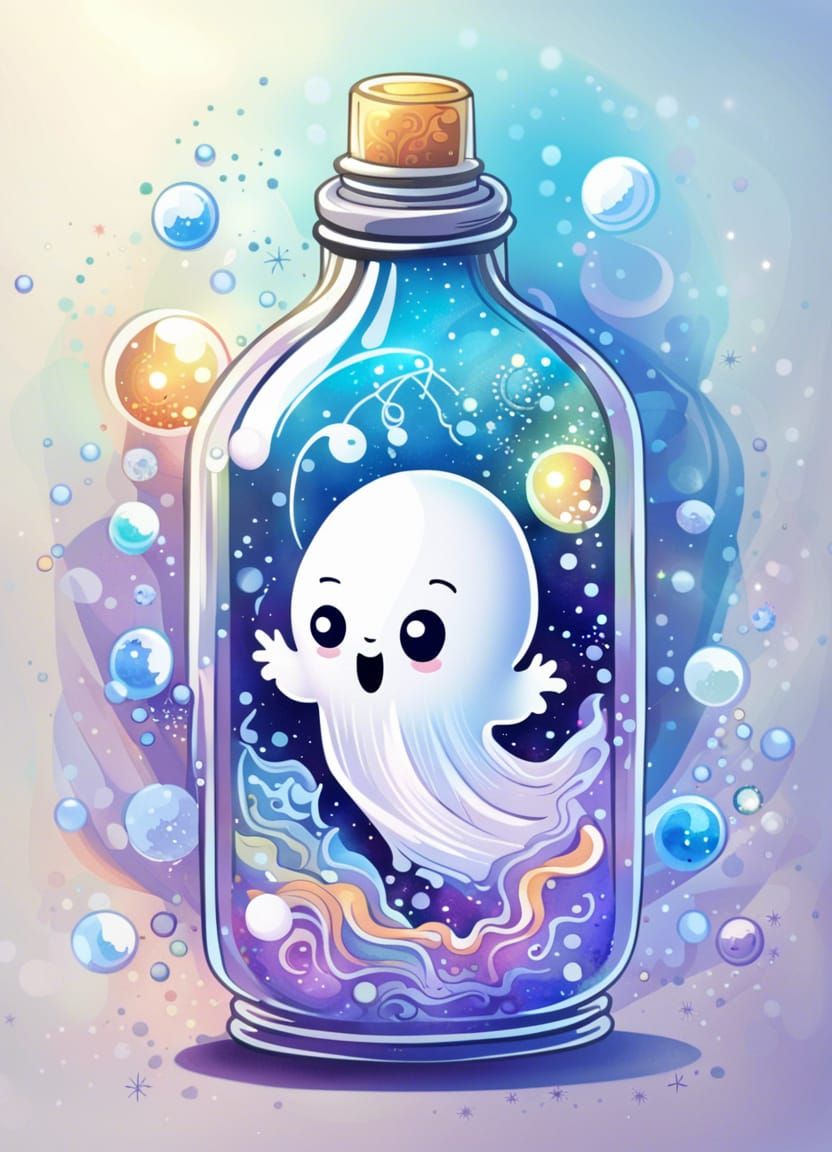 Bottle of Spirit  by @Jikan