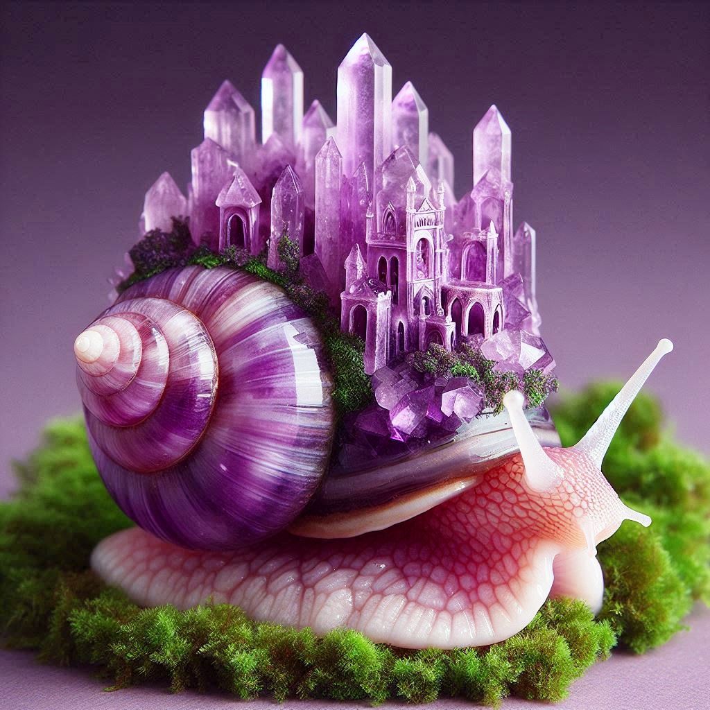 Amethyst city snail