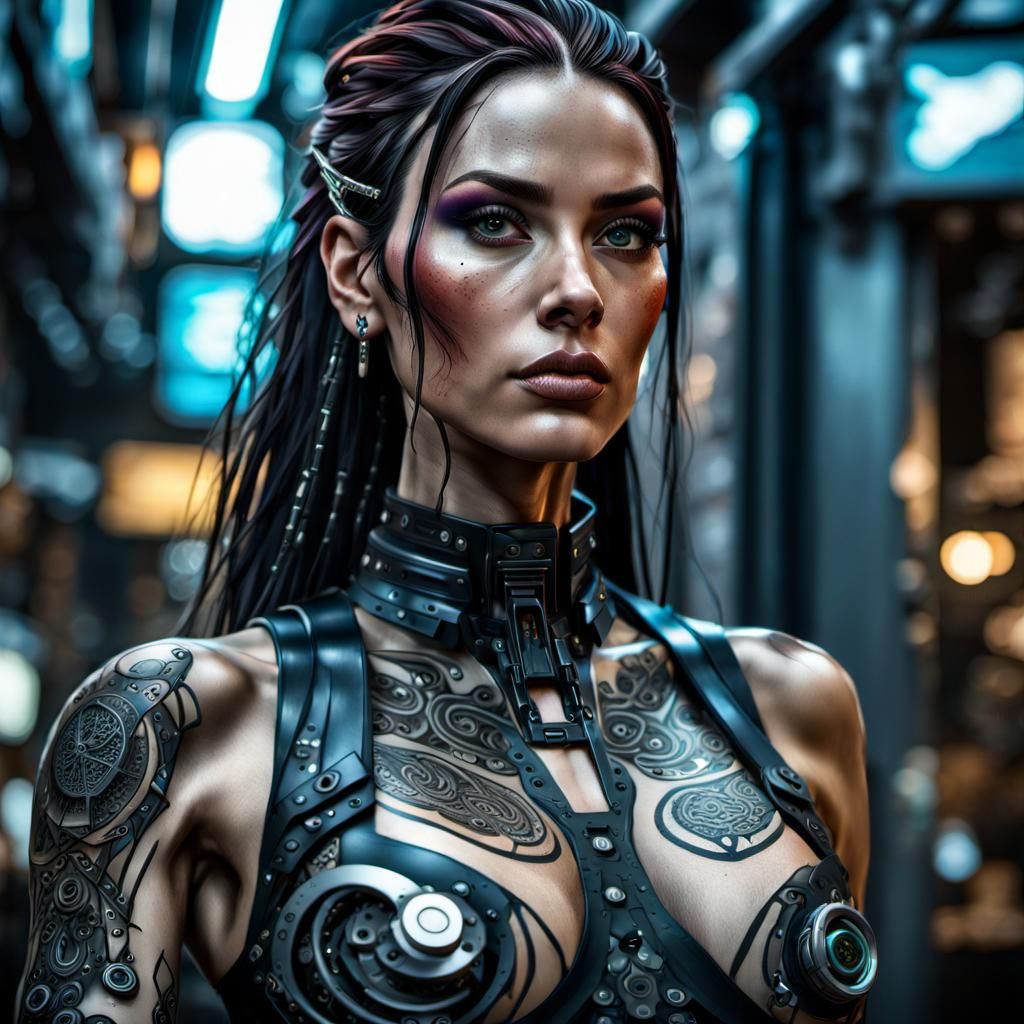 Beautiful cyborg  by @JWSmythe