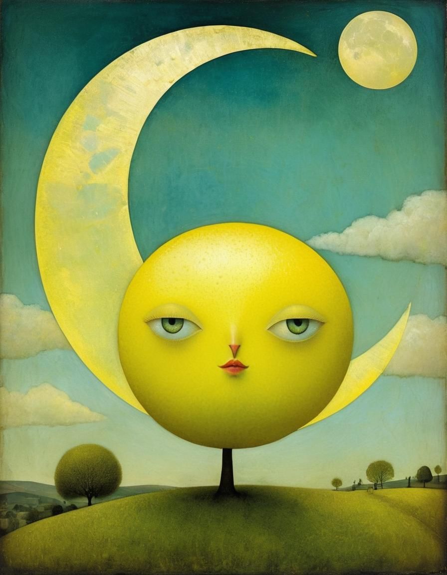 Lemon tree moon