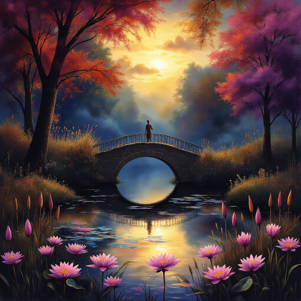 Old Arched Stone Bridge #3