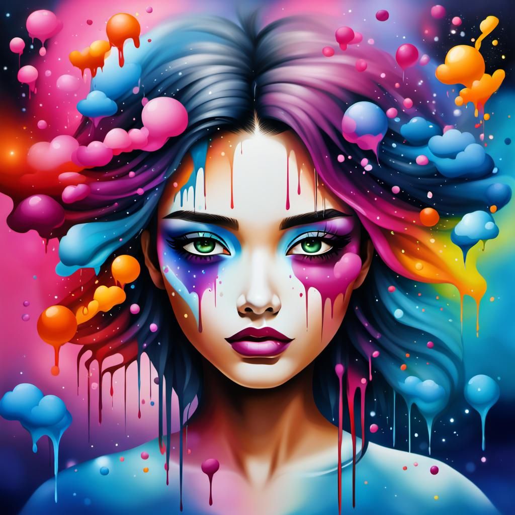 Futuristic Cityscape in Cyberpunk Style