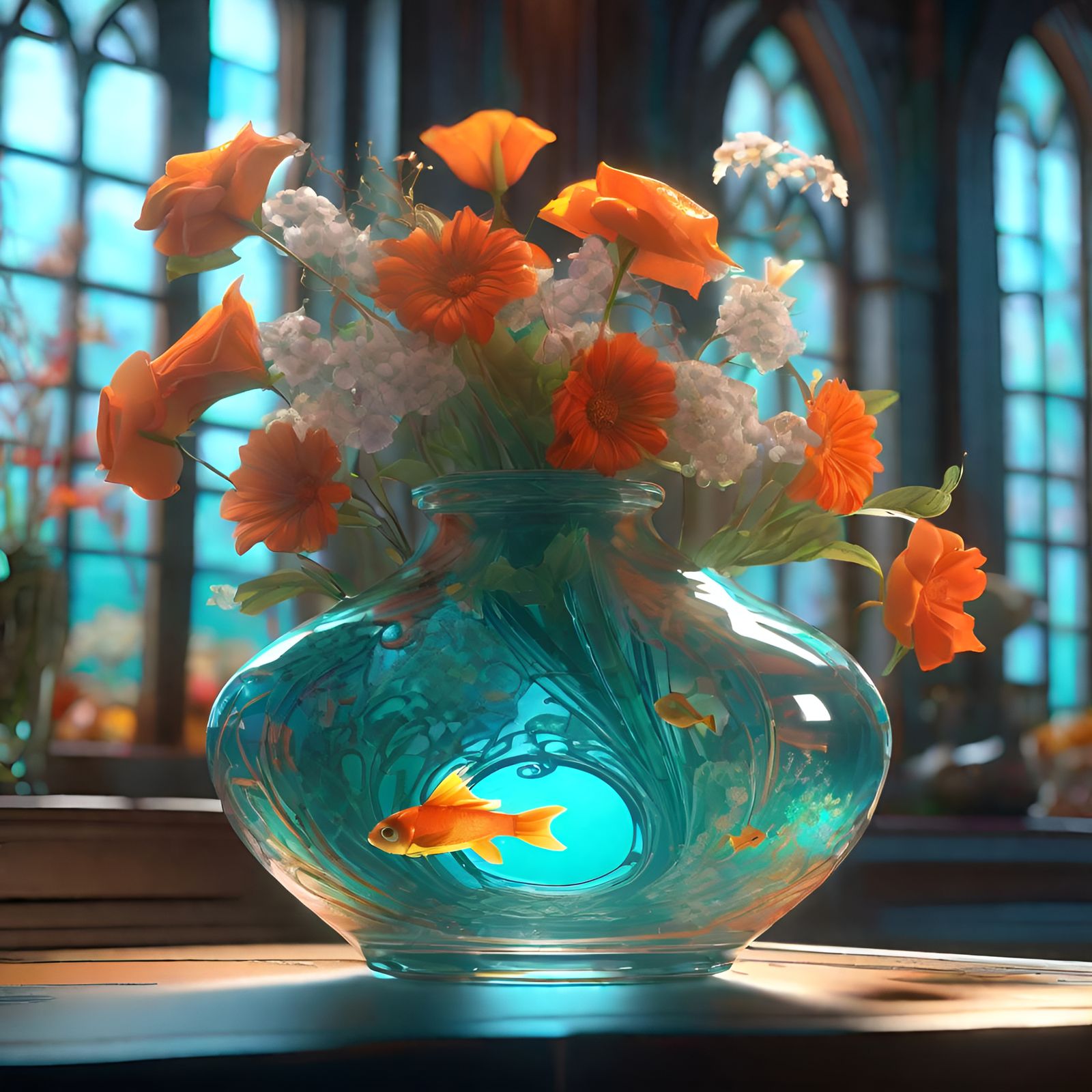 Fishbowl Vase