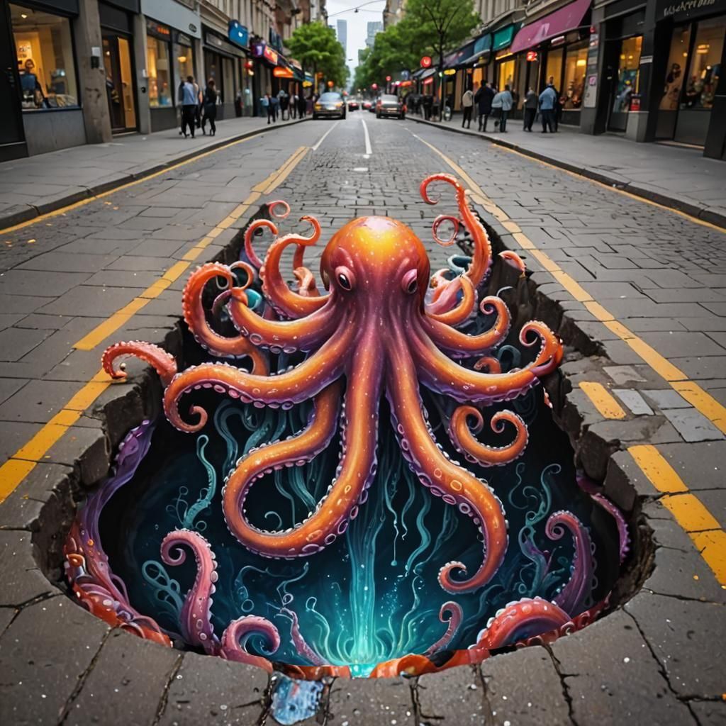 Chalk art  by @Sarah 