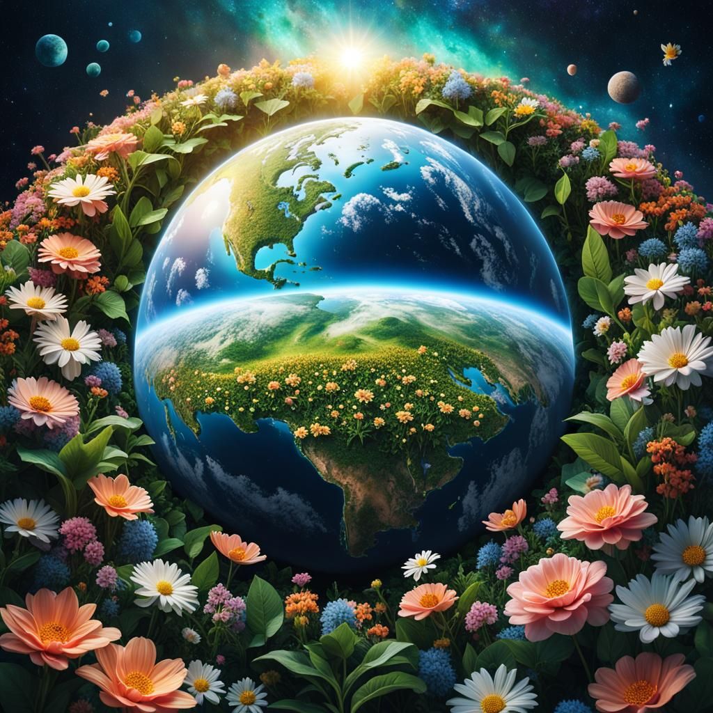 One Earth, One Home  by @Danio