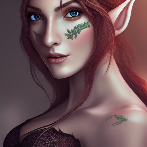 Elf face paint