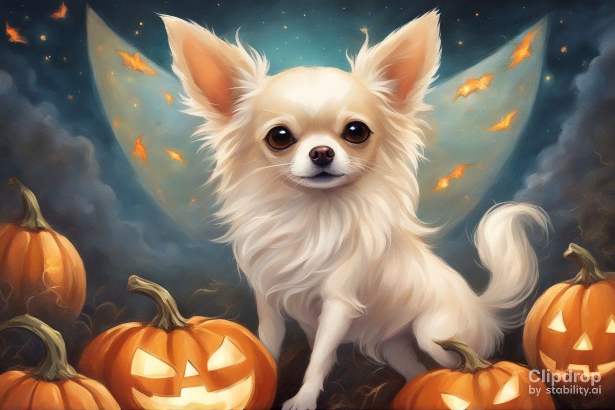 Nicky at Halloween from a year ago, a series