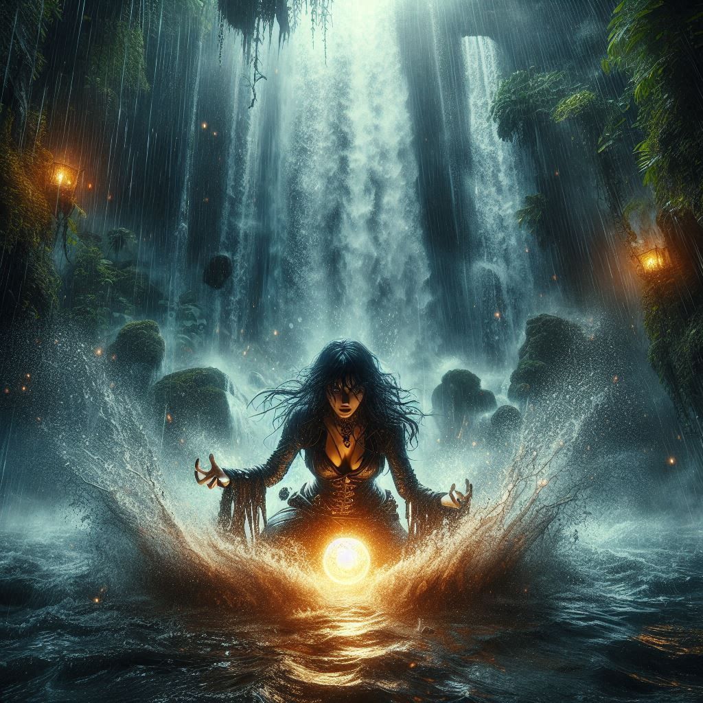 Under the waterfall - 2