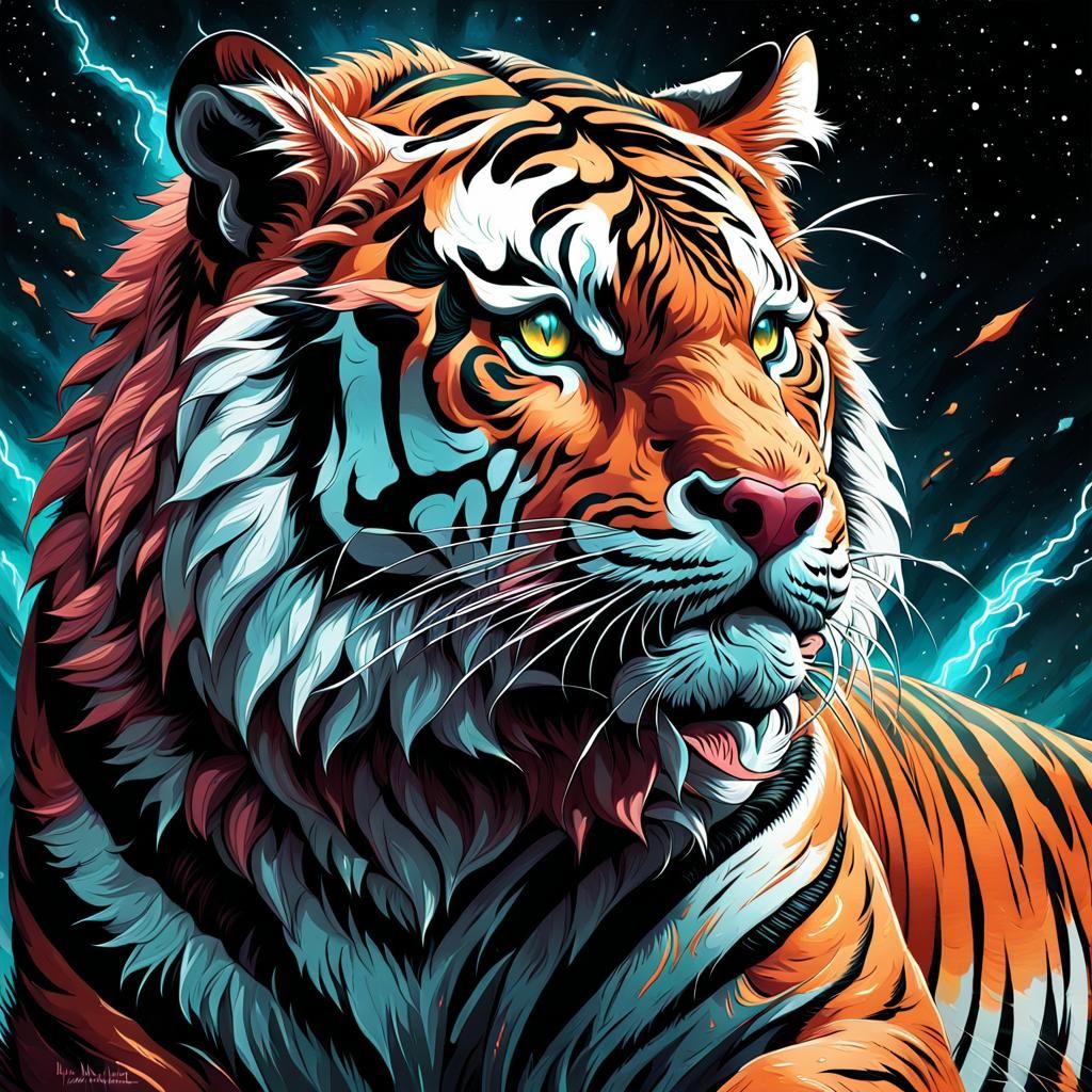 Tiger 4 - AI Generated Artwork - NightCafe Creator