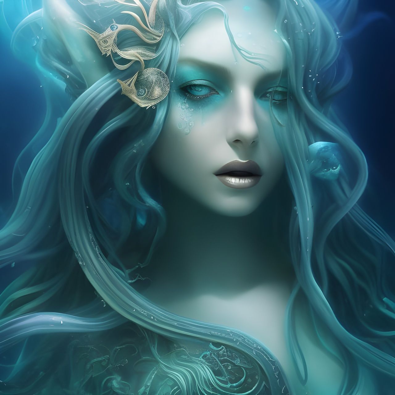 Deep Sea Siren - AI Generated Artwork - NightCafe Creator