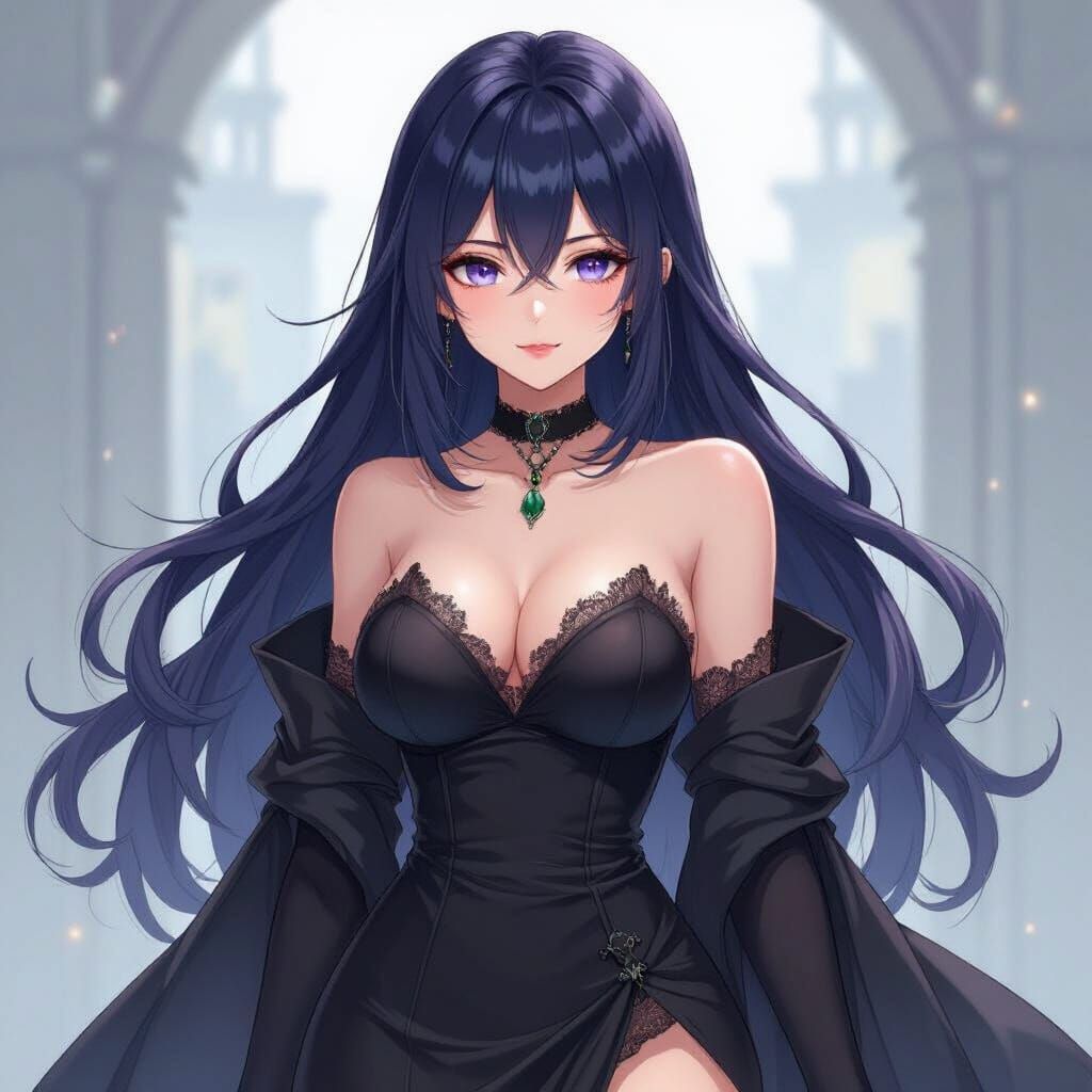 Woman in Underwear in Bathroom