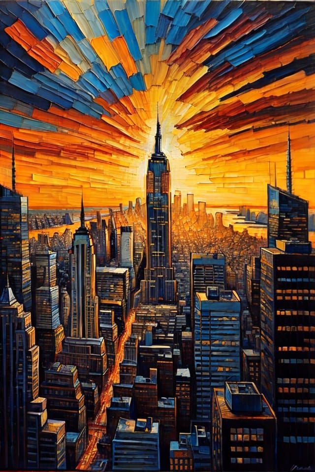 Sunset in the City