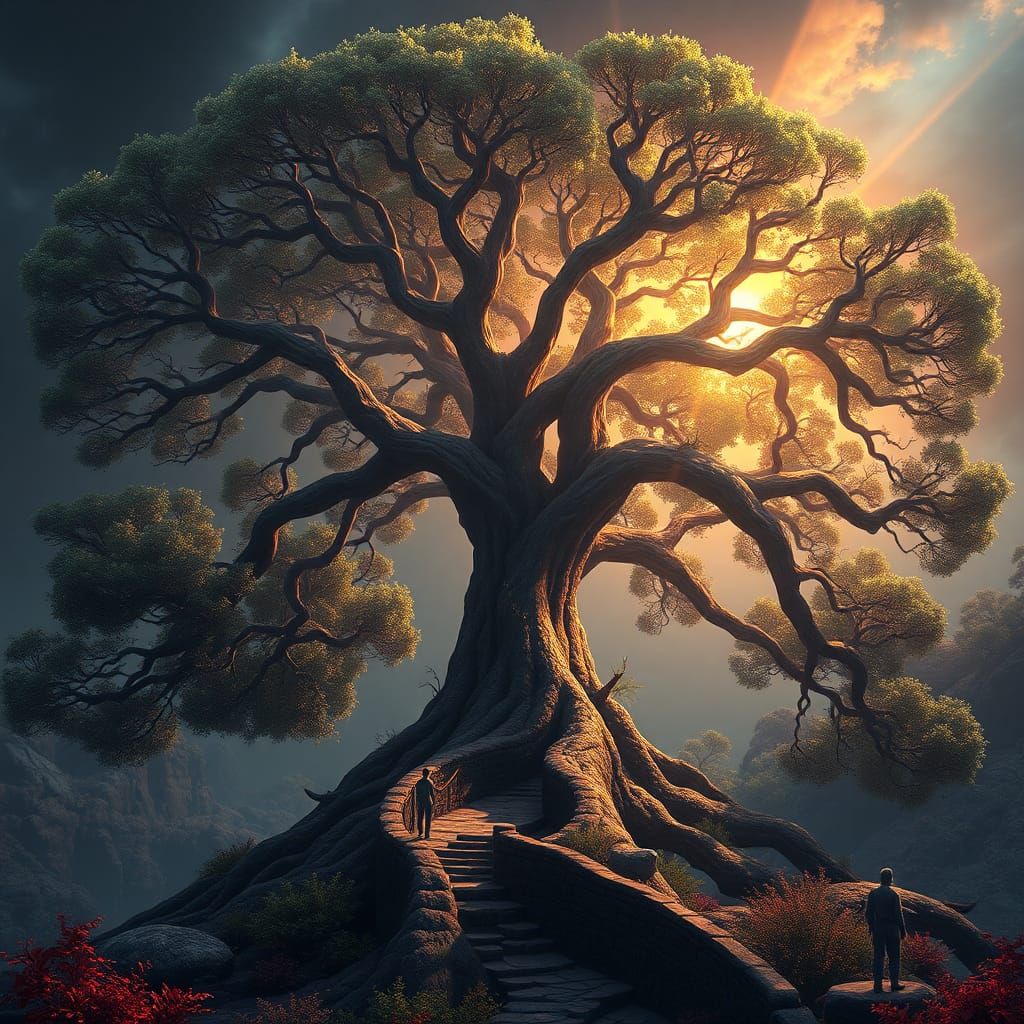 The tree of life  by @CrimsonAetherio