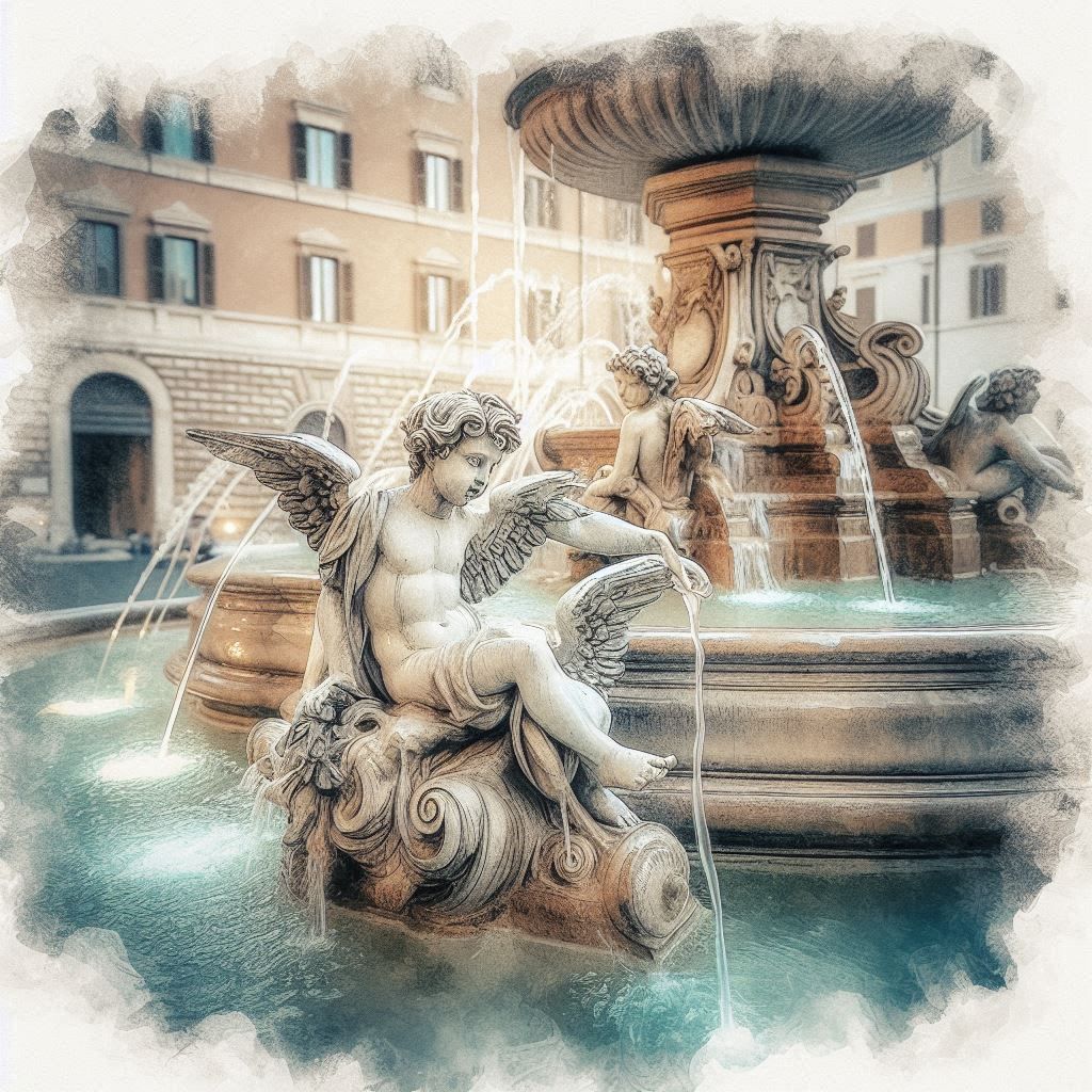 Roman fountain