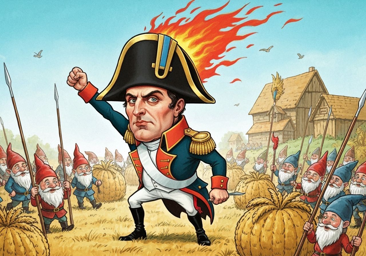 Napoleon Gnomeaparte  by @DismissedClaim