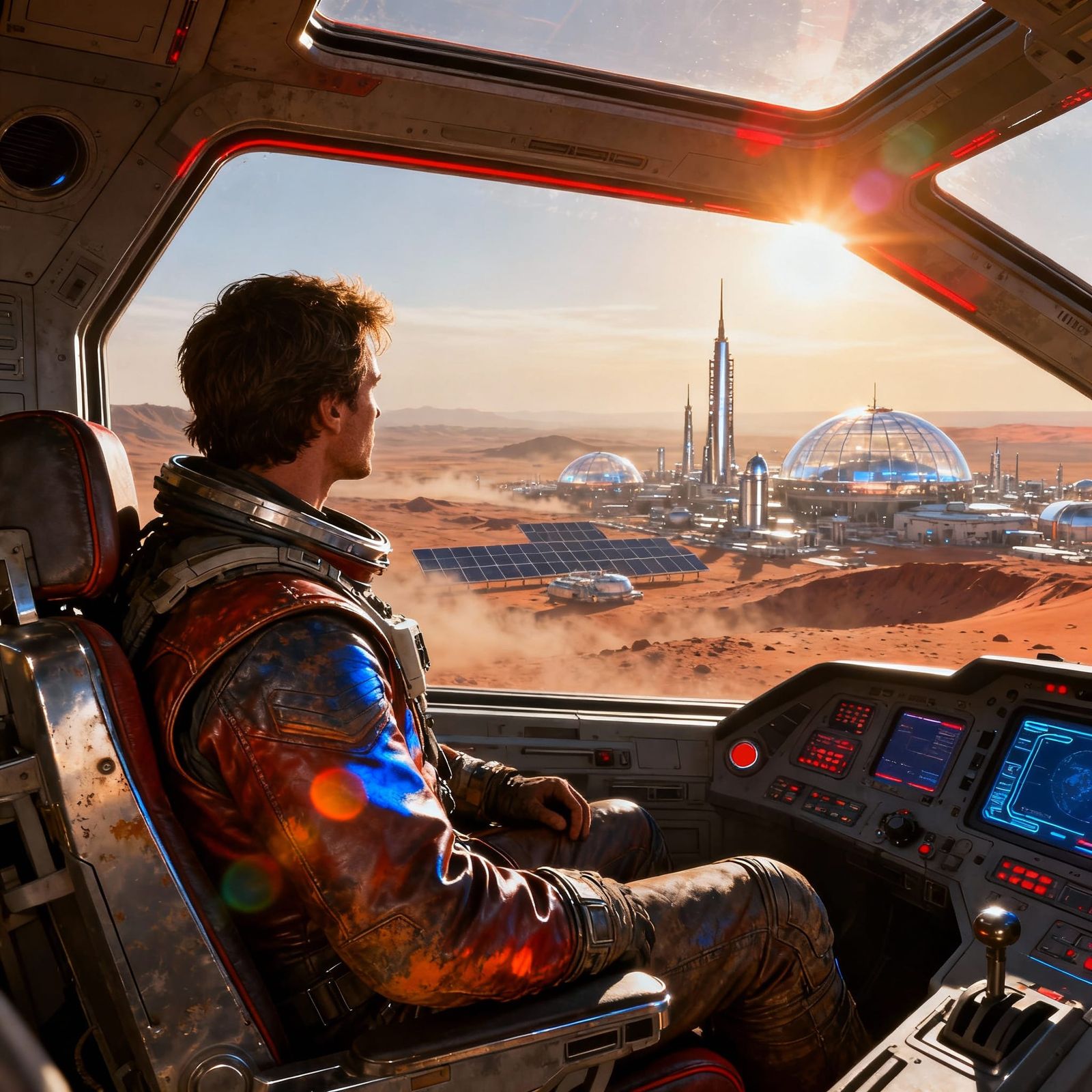 The Golden Horizon of Mars  by @undefined