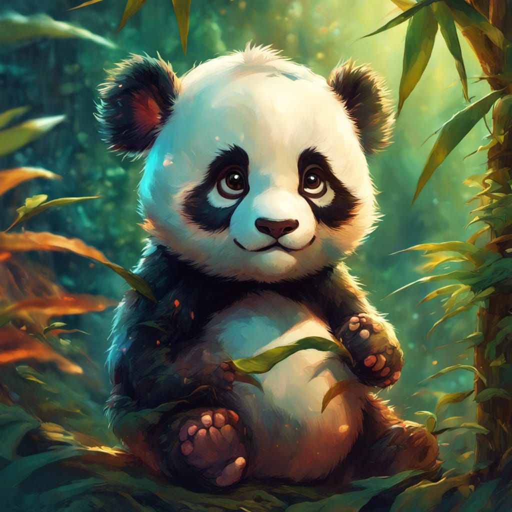 Baby Panda - AI Generated Artwork - NightCafe Creator