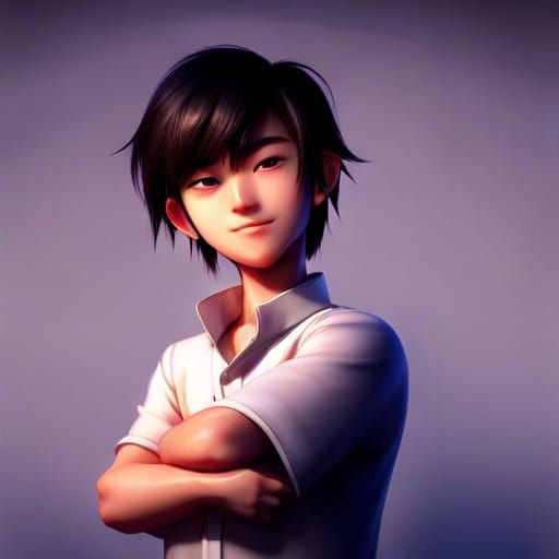 Cute 3d boy - AI Generated Artwork - NightCafe Creator