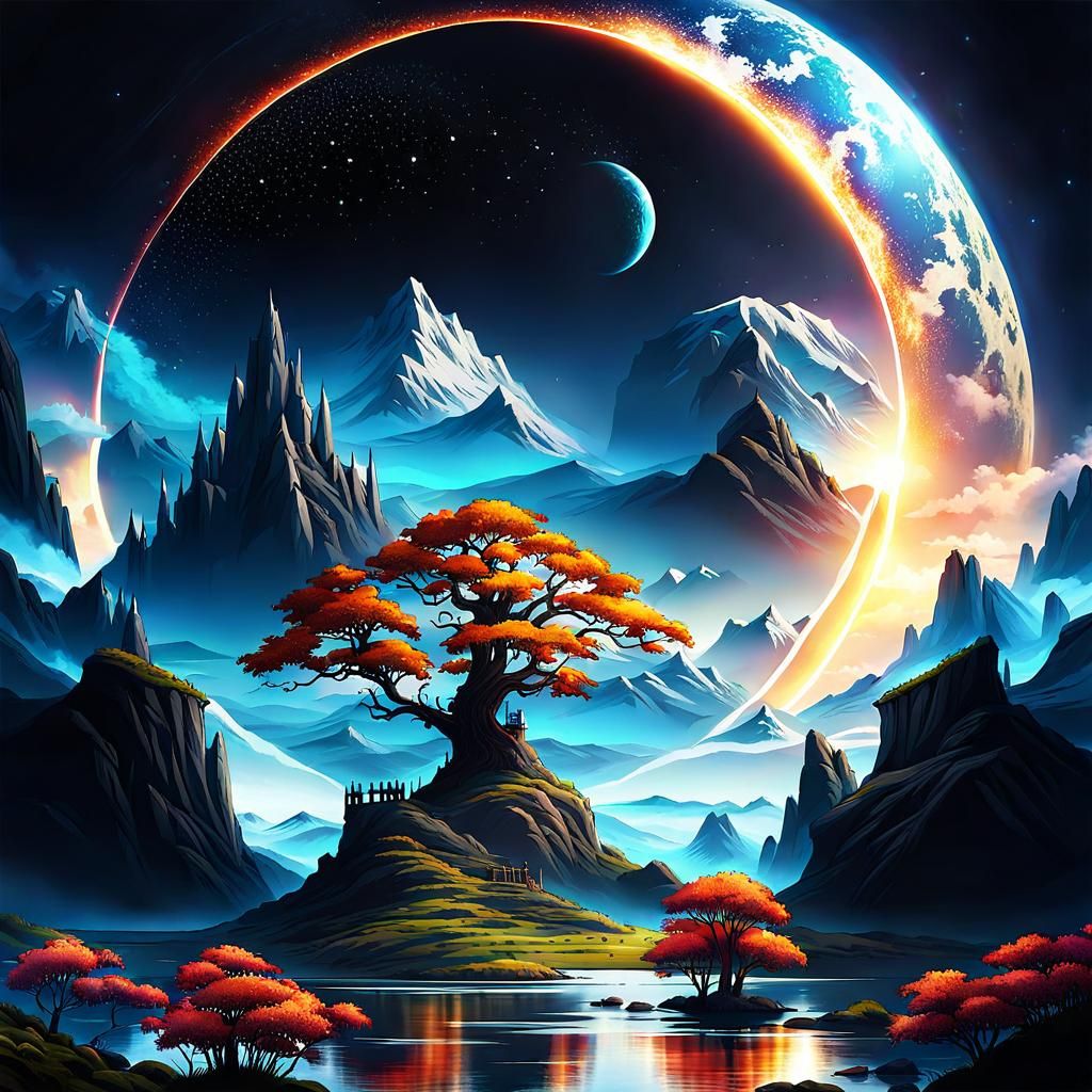 Peaceful Landscape  by @Silentone