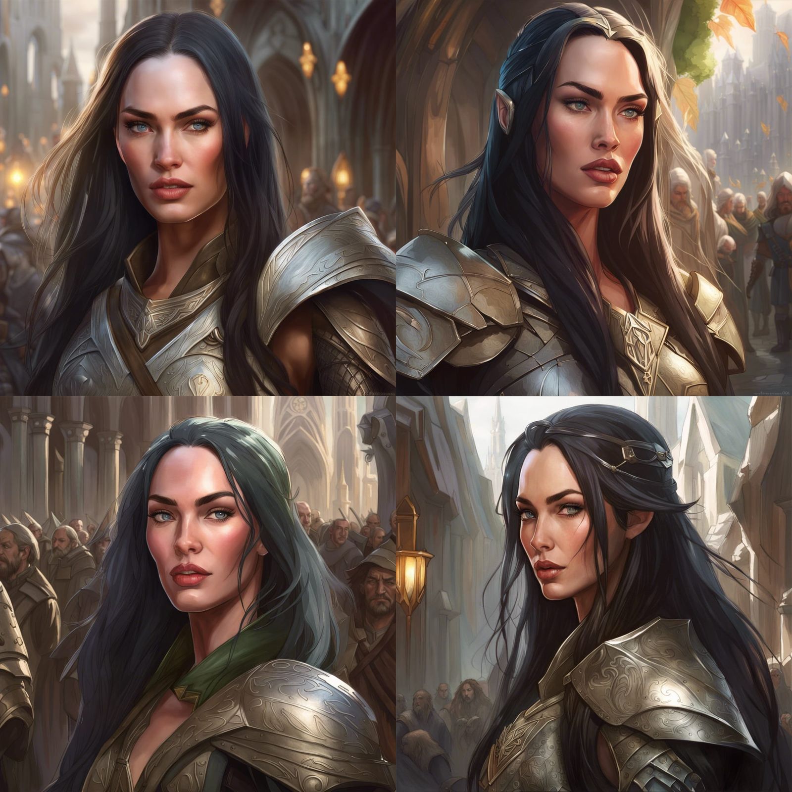 Megan Fox as a Tolkien elf - AI Generated Artwork - NightCafe Creator