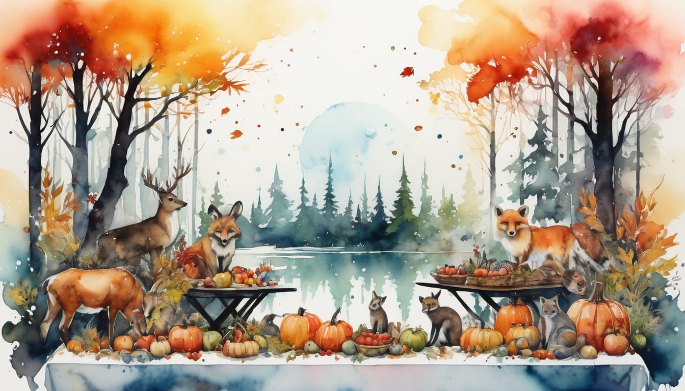 Forest Feast  by @Call me Bubbe