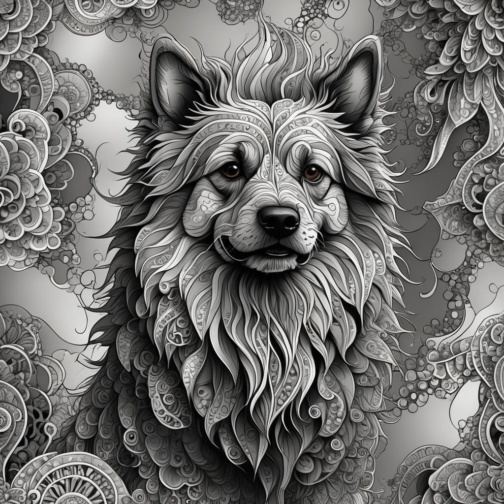 Doodle Dog  by @PicArtBabe