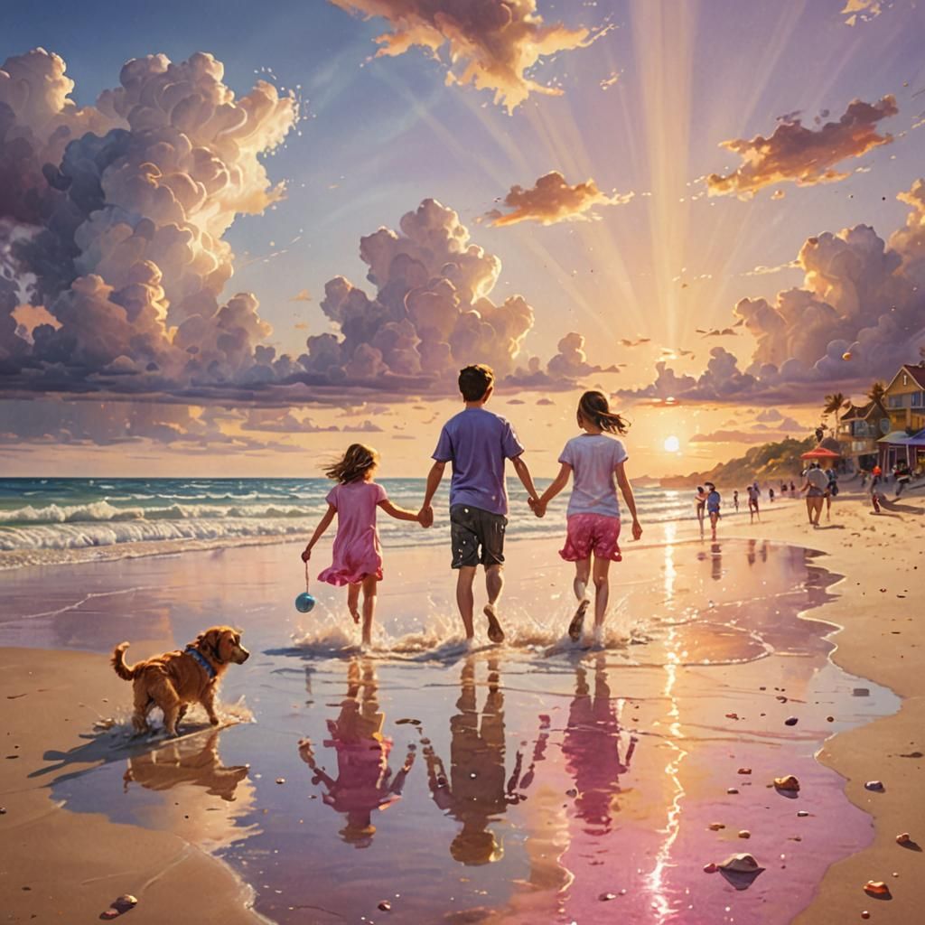 Beach walk  by @AFCBFan07