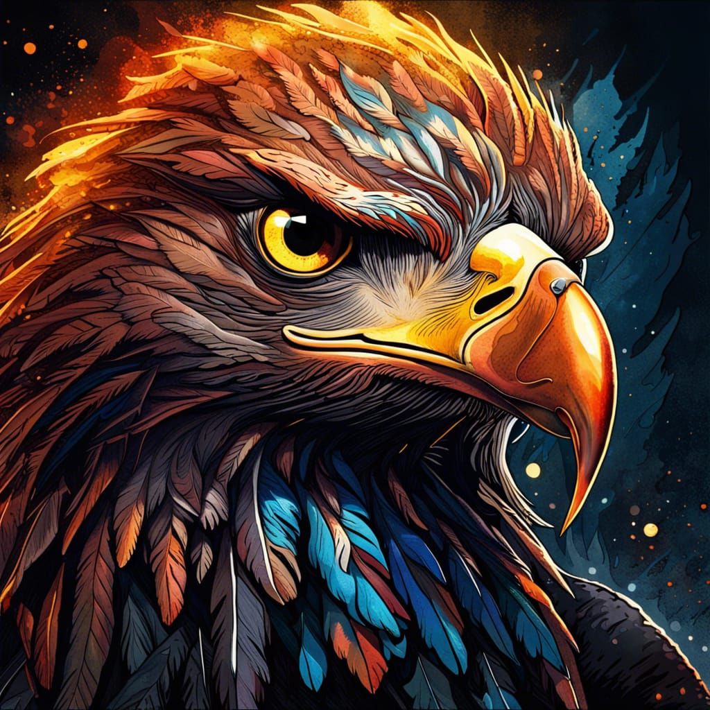 Between fire and ice eagle