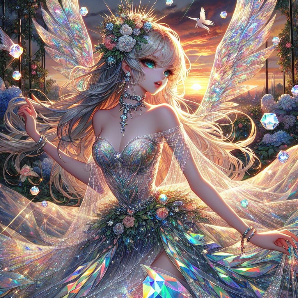 Gorgeous Crystalwinged Fairy