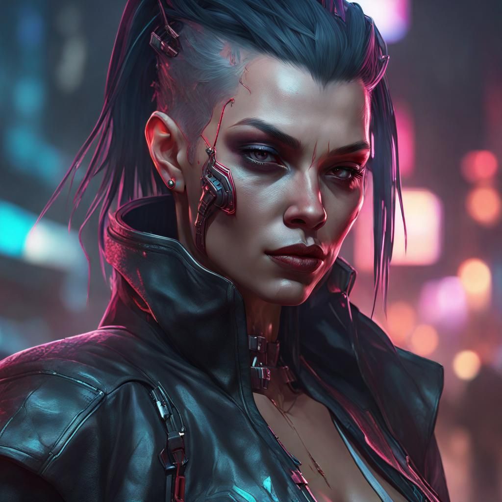 cyberpunk vampire - AI Generated Artwork - NightCafe Creator