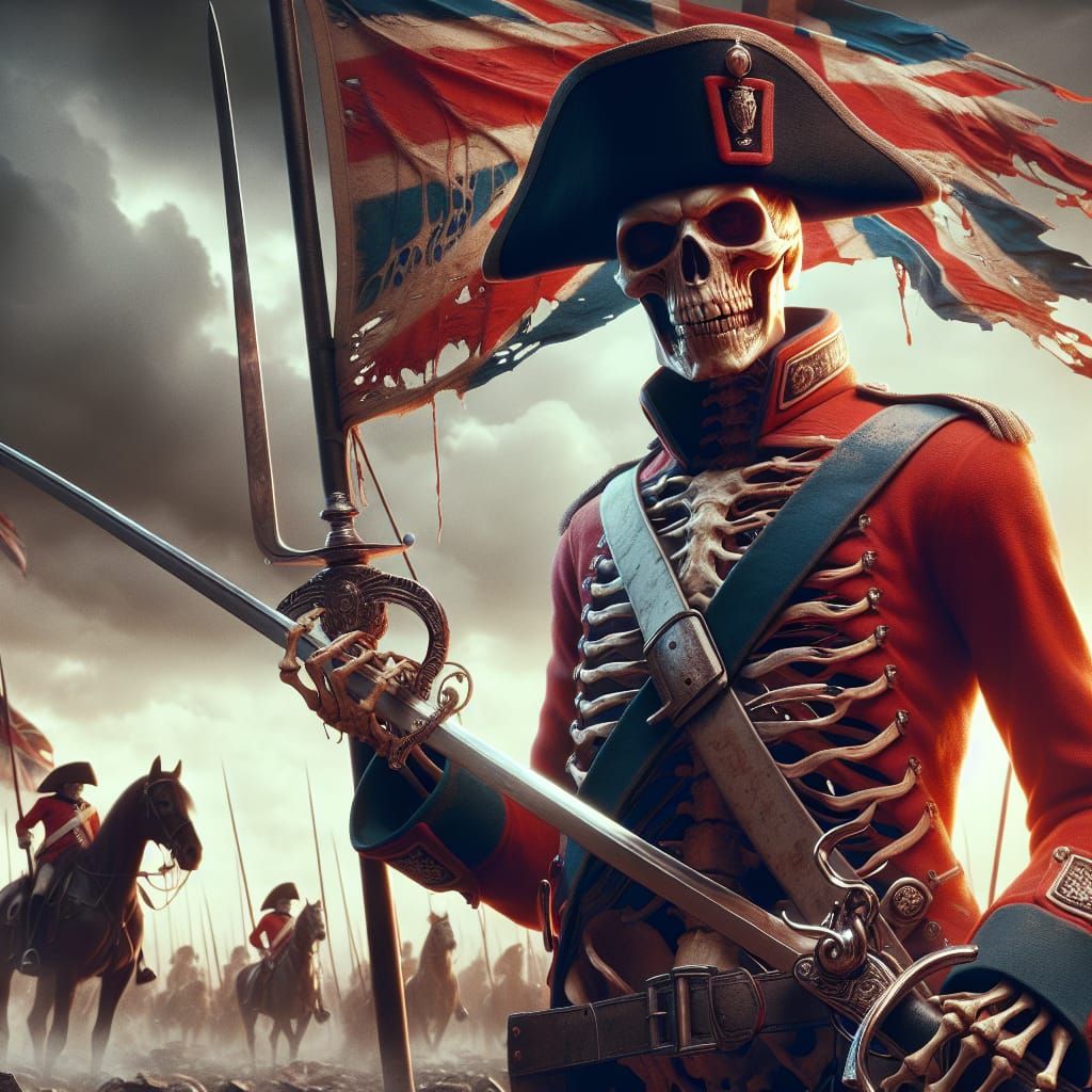 Iron Maiden Eddie as Redcoat Trooper