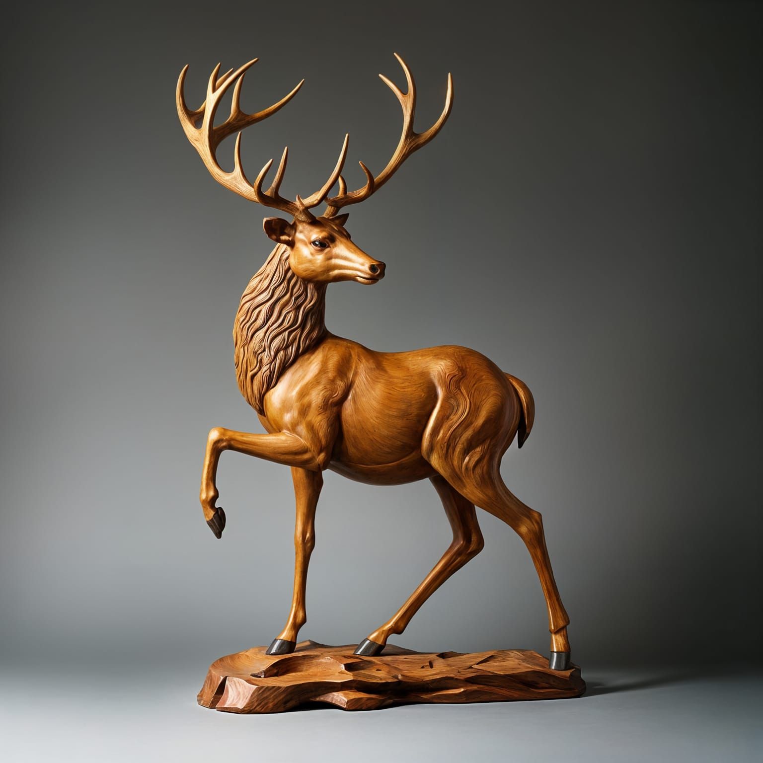 Wooden Stag