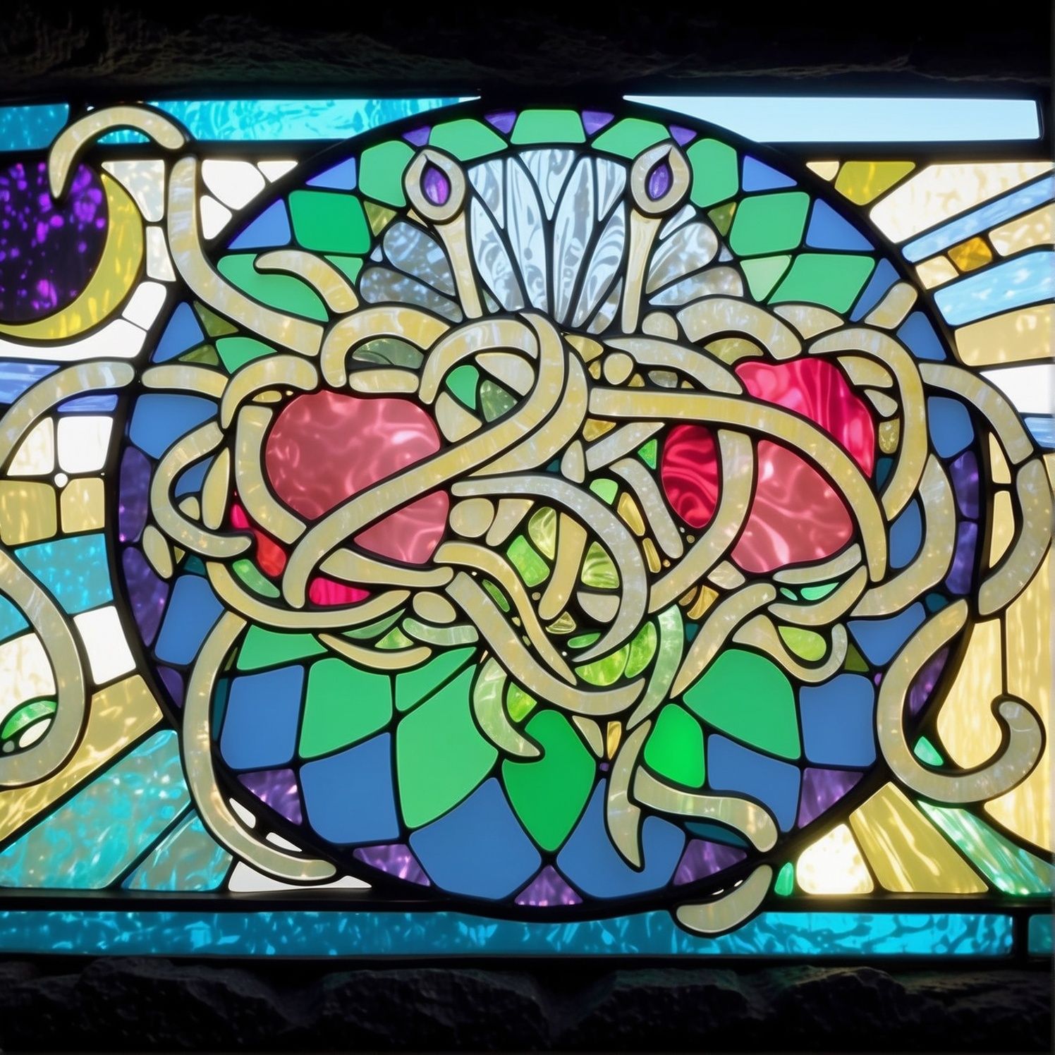 Pastafarian Stained Glass
