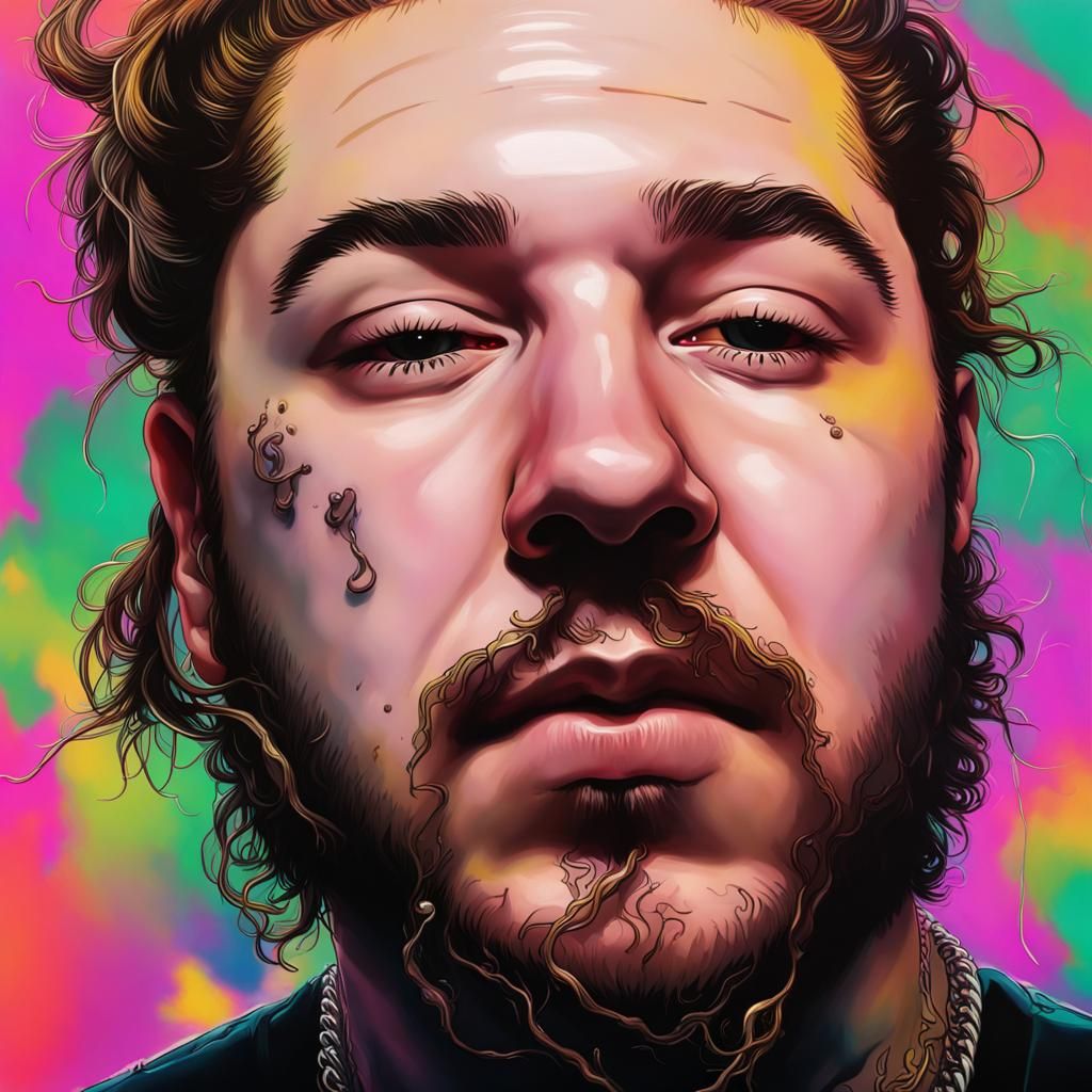 post Malone - AI Generated Artwork - NightCafe Creator