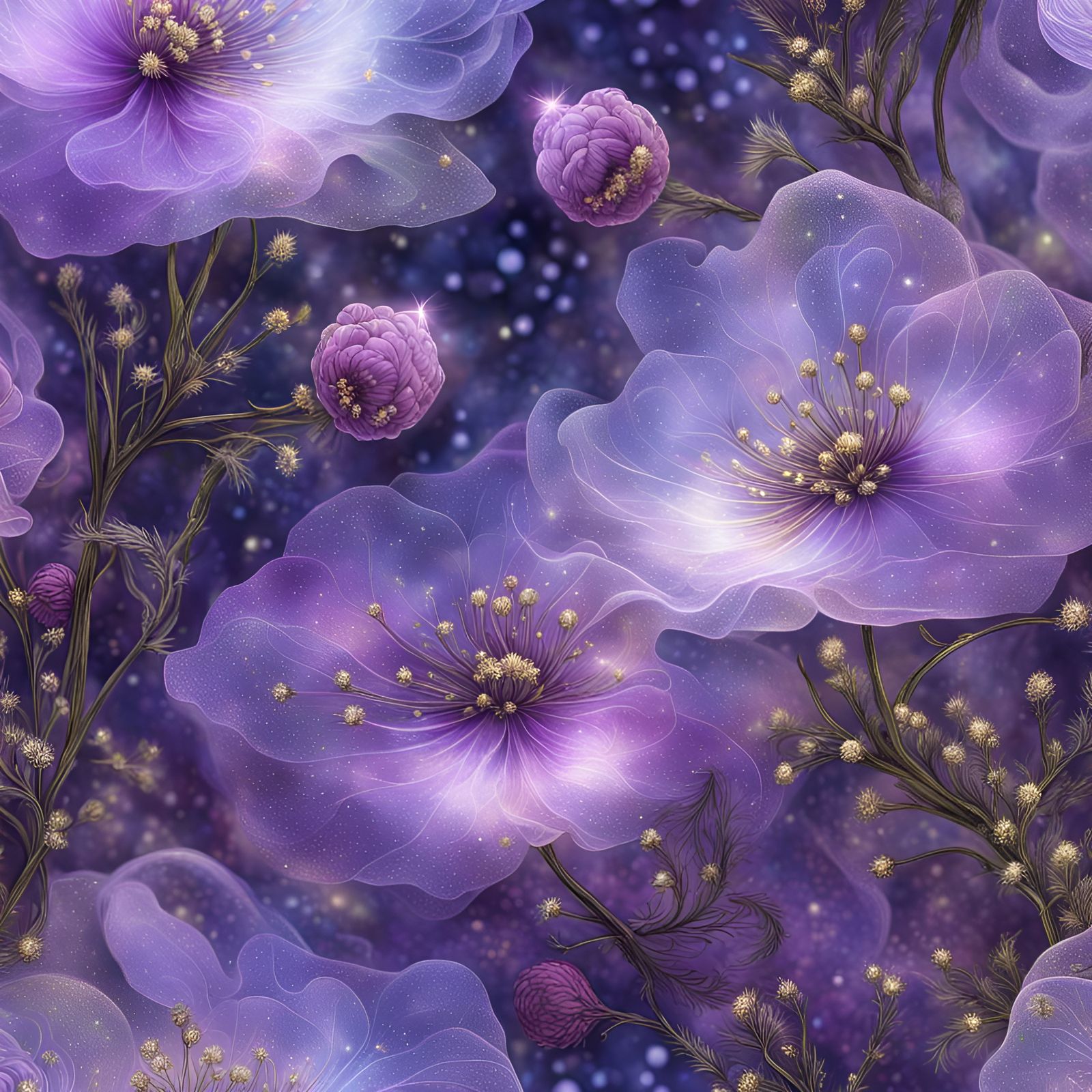 Delicate Purple Dreams  by @Holy Hearted Fool For Love