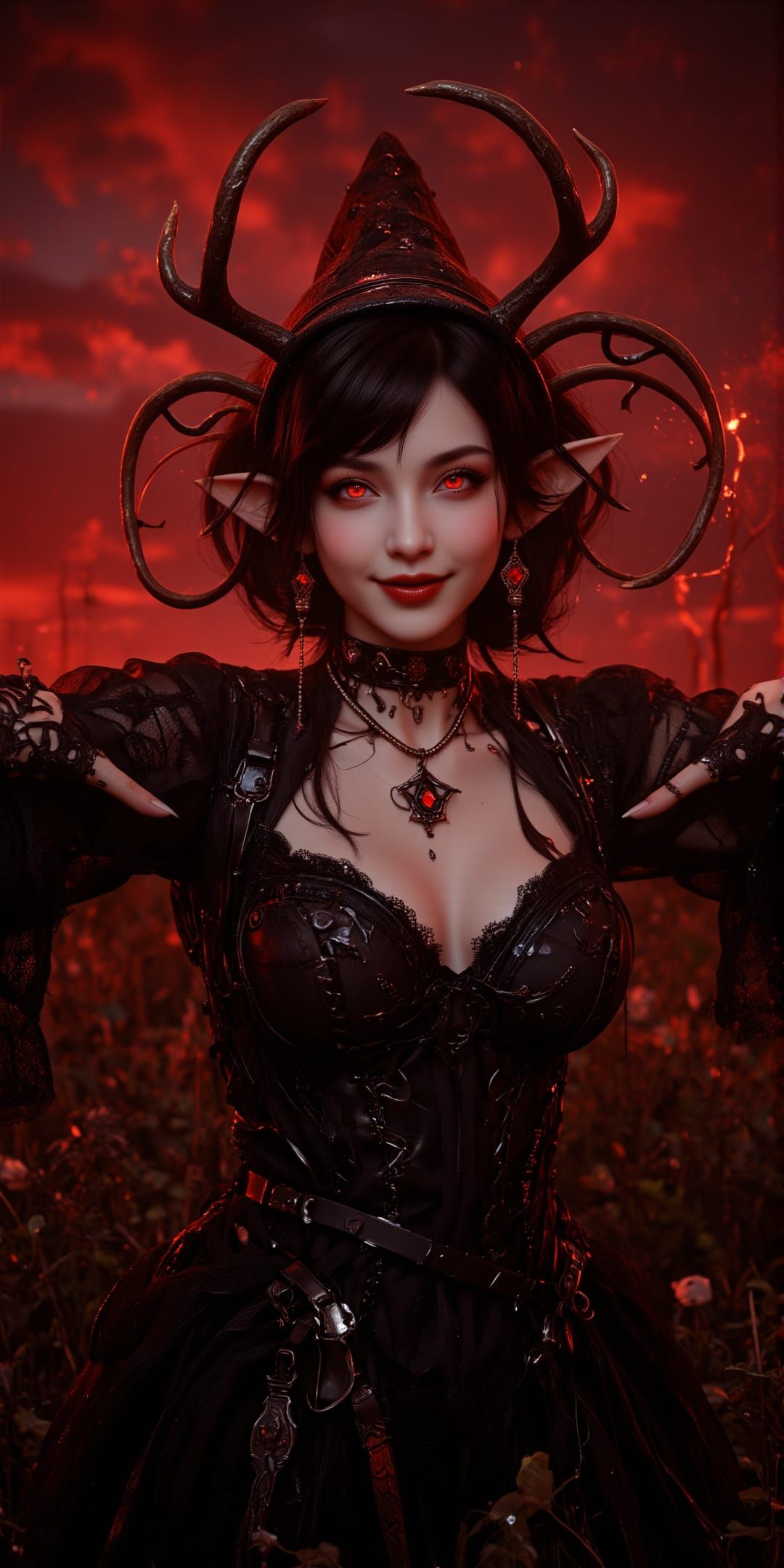 Gothic Scaredoll Backdoor Scarepose