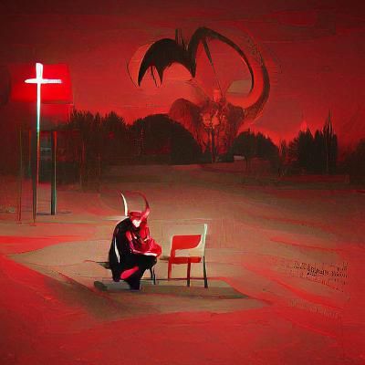 Even the devil needs time alone sometimes