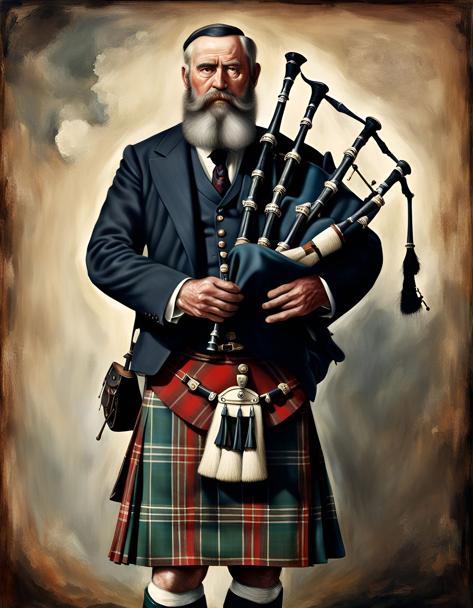 The Bagpipes Player 