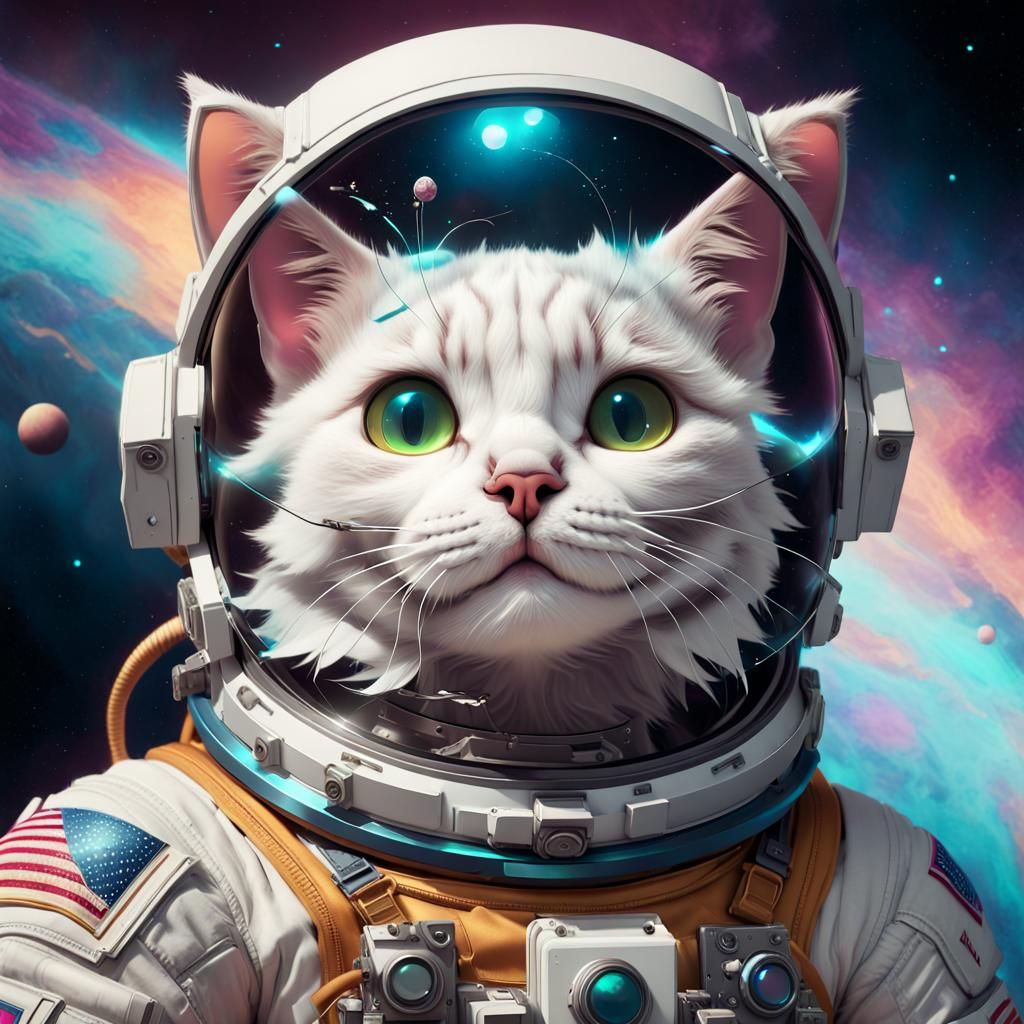 Cat On A Mission! - AI Generated Artwork - NightCafe Creator