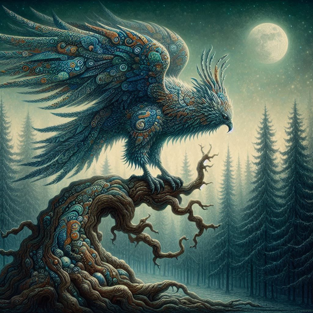 Slavic mythological Rarog